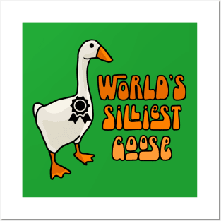 World's Silliest goose Posters and Art